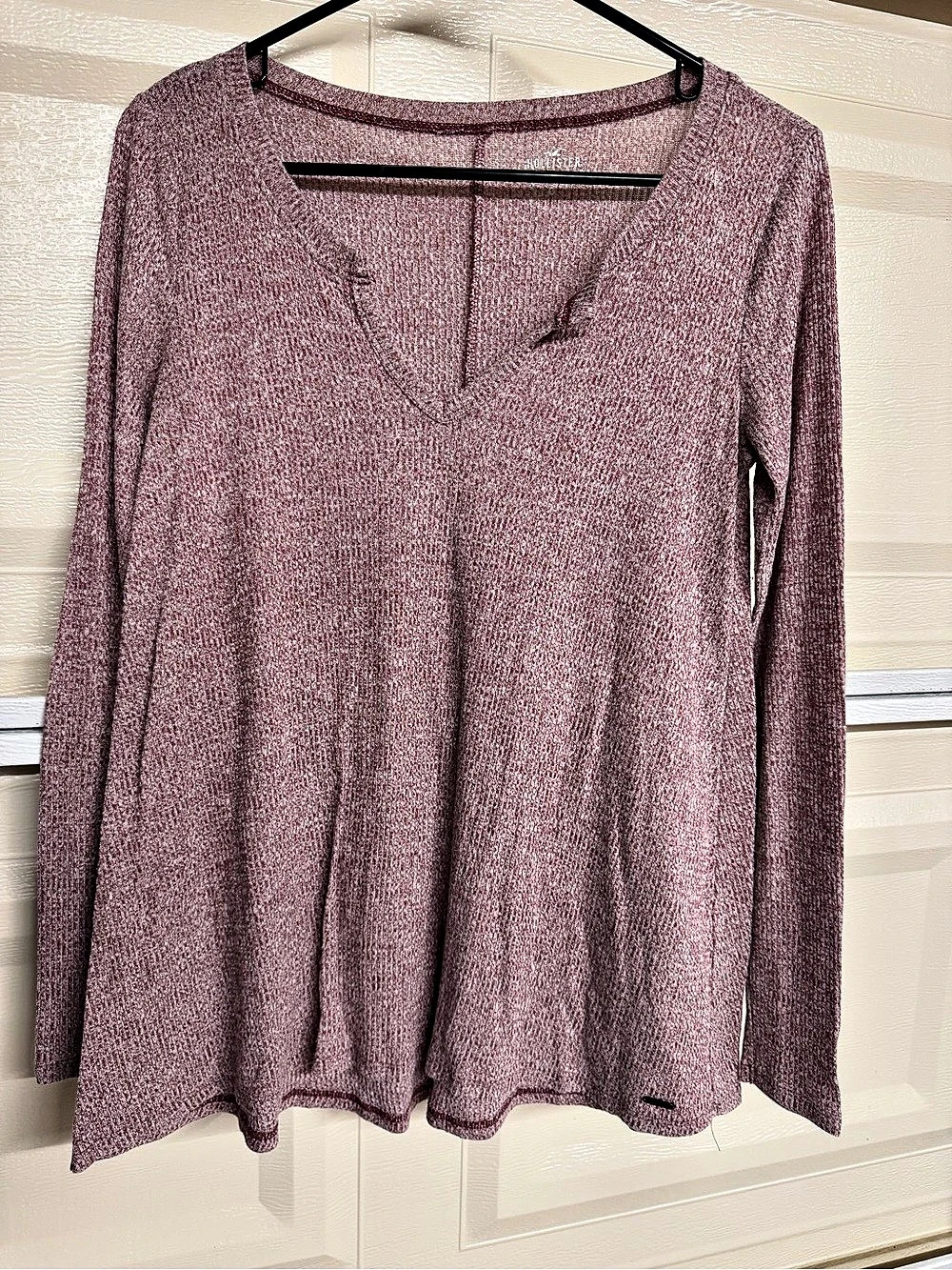 Hollister Long Sleeve Tunic in red Size Small